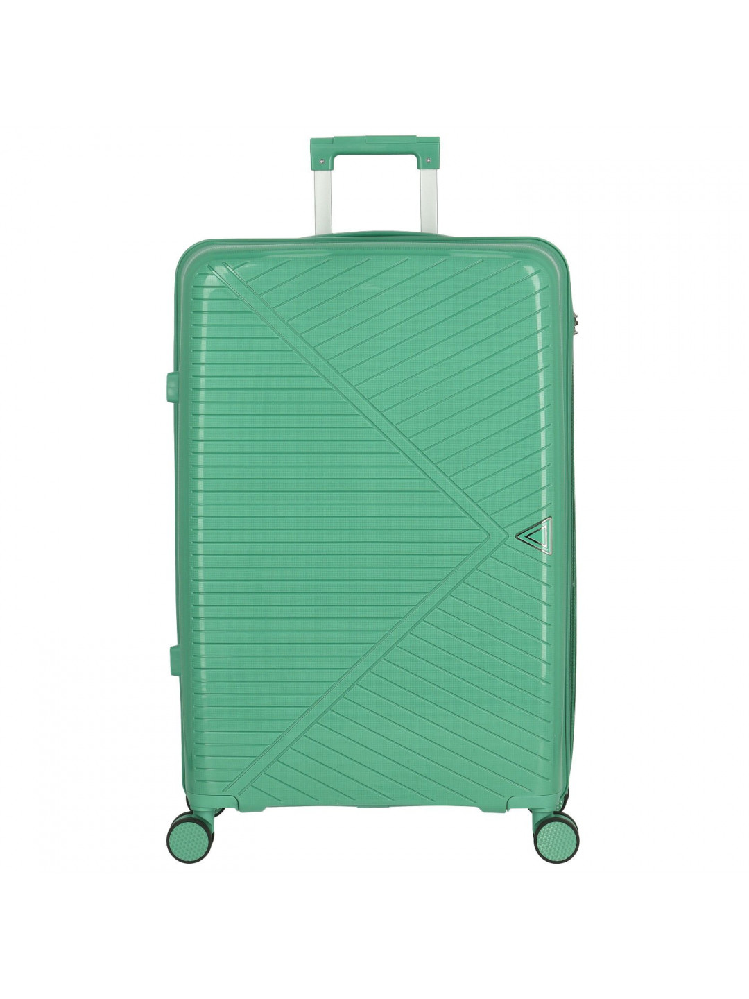 Cestovní plastový kufr Mervin velikost L mentolově zelený